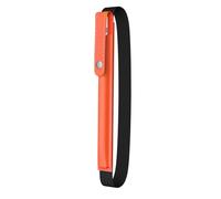 MoKo - Funda para Apple Pencil Pro, Apple Pencil de 1ª Gen, Apple Pencil (USB-C), PU para iPad Pencil con Hebilla y Banda elástica unida a la Funda iPad, Color Naranja