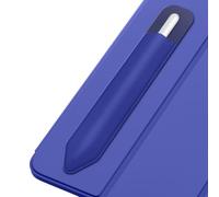 MoKo Funda para Apple Pencil Pro, Apple Pencil (USB-C), Apple Pencil 1ª/2ª Generación, Funda Elástica Adhesiva de Bolsillo para Lápiz Fijar a Funda de iPad para Lápices Stylus, Azul Marino