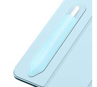 MoKo Funda para Apple Pencil Pro, Apple Pencil (USB-C), Apple Pencil 1ª/2ª Generación, Funda Elástica Adhesiva de Bolsillo para Lápiz Fijar a Funda de iPad para Lápices Stylus - Azul Claro