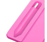 MoKo Funda para Apple Pencil Pro, Apple Pencil (USB-C), Apple Pencil 1ª/2ª Generación, Funda Elástica Adhesiva de Bolsillo para Lápiz Fijar a Funda de iPad para Lápices Stylus, Rosa Persa
