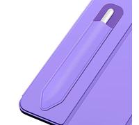 MoKo Funda para Apple Pencil Pro, Apple Pencil (USB-C), Apple Pencil 1ª/2ª Generación, Funda Elástica Adhesiva de Bolsillo para Lápiz Fijar a Funda de iPad para Lápices Stylus, Morado