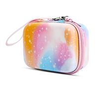 MoKo Funda para Cámara Digital de Niños Compatible con Seckton/Goopow/CIMELR/OZMI/GKTZ/Dylanto/PROGRACE/Rindol/Dwfit/hyleton Cámara de Vídeo Bolsa Protectora,Cielo Estrellado Degradado Rosa