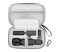 MoKo Funda para dji Osmo Pocket 3/Cámara Xtra Muse | Funda De Piel Sintética para Dji Osmo Pocket 3,Bolsa De Transporte con Correa para La Muñeca Y Mosquetón, Negro