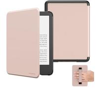 MoKo Funda para Ebook Reader 6"(11ªGeneración-2024/2022), Funda Ligera con Correa de Mano Auto Sueño/Estela para e-Reader 11ª Gen 2024,No Apto Kobo Aura 2/Remarkable, Oro de Rosa