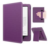 MoKo Funda para eBook Reader, PU Estuche Niño con Correa de Mano para E-Reader, Auto Sueño/Estela, No es Compatible con Kobo Aura 2/Remarkable, Púrpura Intenso