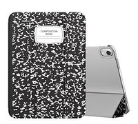 MoKo Funda para iPad 10ª Generación 2022 10,9 Pulgadas, Carcasa Trasera Translúcida Delgada de PC Soporte Plegable Cubierta con Auto Activación/Reposo para iPad 10,9" 2022, Notebook Negro