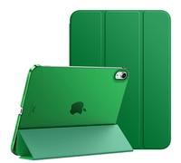 MoKo Funda para iPad 10ª Generación 2022 10,9 Pulgadas, Carcasa Trasera Translúcida Delgada de PC Soporte Plegable Cubierta con Auto Activación/Reposo para iPad 10ª Gen 10,9" 2022, Bosque Verde