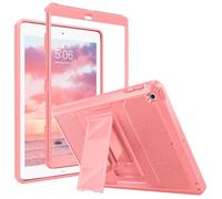 MoKo Funda para iPad 9.7 2018/2017, iPad 6.a Generación/iPad 5.a Generación - Anti-Rasguños Híbrido Resistente con Protector de Pantalla Incorporado & Soporte para iPad 9.7 Pulgada, Concha