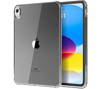 MoKo Funda para iPad (A16) 11ª Generación 2025 11 Pulgadas, iPad 10ª Generación 2022 10,9 Pulgadas de TPU Suave y Ligero, Cubierta Ultra Transparente Antichoque para Tableta, Claro Negro