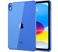 MoKo Funda para iPad (A16) 11ª Generación 2025 11 Pulgadas, iPad 10ª Generación 2022 10,9 Pulgadas de TPU Suave y Ligero, Cubierta Ultra Transparente Antichoque para Tableta, Azul Marino