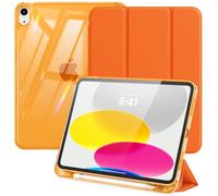 MoKo Funda para iPad A16, iPad 11/10 Generación 11/10.9 Pulgadas, Naranja