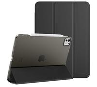 MoKo Funda para iPad Pro 11 Pulgadas (M5 2025/ M4 2024), Funda Delgada con Carcasa Trasera Traslúcida PC Duro para iPad Pro 11'' Modelo 2025/2024, Soporta Apple Pencil Pro, Negro