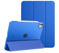 MoKo Funda para iPad Pro 13 Pulgadas M4 2024 (7ª Gen), Funda Ultra Delgada y Carcasa Trasera Traslúcida PC Duro para iPad Pro 2024 Modelo (A2925/ A2926/A3007), Soporta Apple Pencil Pro, Azul Klein