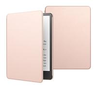 MoKo Funda para Kindle Paperwhite 11ª Generación (Modelo 2021) 6.8", PU Cubierta Carcasa PC Estilos Niños para Kindle Paperwhite Edición de Firma, Auto Reposo/Estela, Rosa Dorada