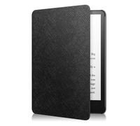 MoKo Funda para Kindle Paperwhite 11ª Generación (Modelo 2021) 6.8" y Kindle Paperwhite Signature Edición, PC Estuche Carcasa Estilo Niños con Auto Sueño/Estela, Negro