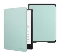 MoKo Funda para Kindle Paperwhite 11ª Generación (Modelo 2021) 6.8" y Kindle Paperwhite Signature Edición, PC Estuche Carcasa Estilo Niños con Auto Sueño/Estela, Agave Verde