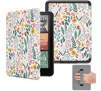 MoKo Funda para Kindle Paperwhite de 7" (12.ª Gen, 2024), Flores