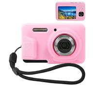MoKo Funda para Kodak Pixpro Fz55, Funda De Silicona para La Cámara Kodak Pixpro Fz55, Accesorios para Cámaras, Incluye 1 Correa De Muñeca, 2 Protectores De Pantalla, Resistente A Los Arañazos, Rosa