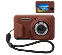 Moko Funda Para Kodak Pixpro Fz55, Funda De Silicona Para La Cámara Kodak Pixpro Fz55, Accesorios Para Cámaras, Incluye 1 Correa De Muñeca, 2 Protectores De Pantalla, Resistente A Los Arañazos, Marrón