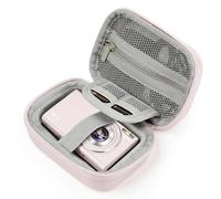 Moko Funda para Kodak PIXPRO FZ55/FZ45 con Ranura SD, Rosa | Pequeña Funda Protectora De Viaje Para Cámara, Bolsa Para CAMKORY DC403 FHD 1080P/Canon IXUS 285 HS/STUOGYUM DC402-AF