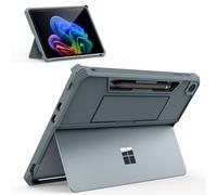 MoKo Funda para la Nueva Microsoft Surface Pro de 12" 2025, Funda Protectora Todo en Uno con Soporte Trasero para Bolígrafo y Correa de Mano, Compatible con el Teclado Type Cover, Océano Azul