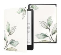 MoKo Funda para Lectores de Libros Electrónicos de 7" 12ª Generación 2024, Funda Protectora Ligera de PU con Despertador/Dormir automático, No Apto TCL Remarkable Kobo, Hojas