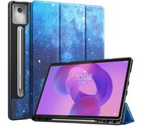 MoKo Funda para Lenovo Idea Tab Pro 12,7" 2025 con Soporte para Lápiz, Ultra-Fina Funda Plegable Auto Sueño/Estela, Protectora de Cuero PU para Lenovo Idea Tab/Xiaoxin Pad Pro, Nochede Estrella Azul