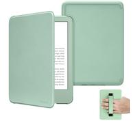 MoKo Funda para Nuevo Kindle de 6" (11ª Generación-2024/2022), Funda Ligera con Correa de Mano Auto Sueño/Estela para e-Reader Kindle 11ª Generación 2024, Agave Verde