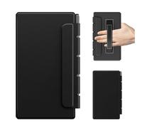 MoKo Funda para Remarkable Paper Pro Move 2025 7,3", Ultra Delgada y Ligera con Cierre Magnético, Protector Ancho para la Pluma, Correa para la Mano y Función Auto Sleep/Wake, Negro Profundo