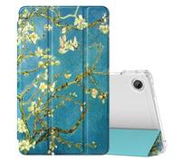 MoKo Funda para Samsung Galaxy Tab A11 8,7 Pulgadas 2025/Galaxy Tab A9 8,7 Pulgadas 2023, Funda Ligera de Carcasa Dura para Nueva Samsung A11/A9 Tableta, 2 Ángulos de Visión, Bloom de Albaricoque