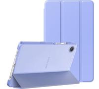MoKo Funda para Samsung Galaxy Tab A11 8,7 Pulgadas 2025/Galaxy Tab A9 8,7 Pulgadas 2023, Funda Ligera de Carcasa Dura para Nueva Samsung A11/A9 Tableta, 2 Ángulos de Visión, Lavanda