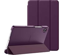 MoKo Funda para Samsung Galaxy Tab A9 8.7 Pulgadas 2023 (SM-X110/X115/X117), Funda Ligera de Carcasa Dura para Nueva Galaxy Tab A9 8.7" 2023 Tableta, 2 Ángulos de Visión, Morado Oscuro