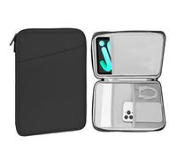 MoKo de 8-9" Munga de Tableta, se Adapta iPad 8.3" Mini A17 Pro 2024, iPad Mini 6/5/4/3/2/1, Galaxy Tab A7 Lite 8.7/Tab A 8.0/Tab A 8.4, Funda de Manga Protectora con Bolsillo Inclinado Gris Oscuro