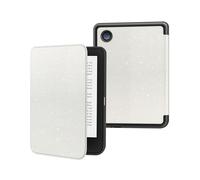 MoKo Funda para Tolino Shine Color/Shine 5(2024)/Shine 4(2022) y Kobo Clara BW/Colour/2E 6", Funda Ultra Delgada y Ligera con Auto Wake/Sleep Folio para Kobo Clara 6" 2024, Brillo Blanco