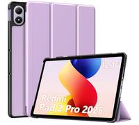MoKo Funda para Xiaomi Redmi Pad 2 Pro 12,1 Pulgadas 2025, Funda Inteligente Ultrafina con Soporte Plegable, Carcasa Protectora Delgada de Cuero PU con Auto Reposo/Activación, Taro Morado
