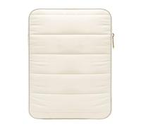 MoKo Funda Protectora para Tabletas de 9-11 Pulgada, Bolsa Portátil Anticaídas con Proceso de Acolchar Compatible con iPad air 5 10.9"2022, iPad Pro 11 2021-2018, Tab S8 11"/Tab A 10.1, Blanco Lechoso