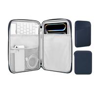 MoKo Funda Protectora 12,9" Compatible con 13" iPad Pro M4 2024 OLED, 13" iPad Air M2 2024, iPad Pro 12,9" M2 2022-2015, Galaxy Tab S9+/S8+ 12,4", Índigo