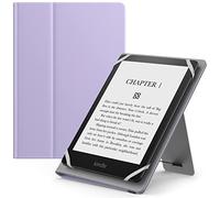 MoKo Funda Universal para 6",6.8",7" Kindle eReaders Fire Tableta - Kindle/Kobo/Voyaga/Lenovo/Sony Kindle E-Book E-Reader Tableta, Carcasa Folio con Correa de Mano y Soporte, Taro Morado