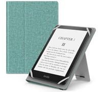 MoKo Funda universal para Kindle eReaders Fire de 15.2 cm, 17.3 cm, 17.8 cm, tablet Fire - Kobo/Voyaga/Lenovo/Sony Kindle E-Book, funda ligera de piel sintética, con correa de mano/soporte, color