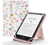 MoKo Funda universal para lectores electrónicos y tabletas Kindle de 6 a 7 pulgadas, funda de piel sintética ligera con correa de mano y soporte