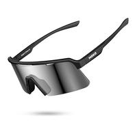 MoKo Gafas de Deporte para Hombre Mujer, 24,6g TR90, Protección UV400