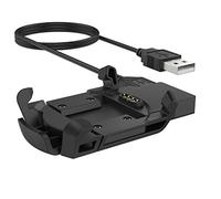 Moko Garmin Fenix 3 HR Cargador, Sincronización de Datos USB Charging Clip Charger Base de Cargar para Garmin Fenix 3 HR/Fenix 3 / Quatix 3 Smart Watch, Negro