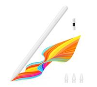 MoKo Lápiz Óptico para iPad, Lápiz Stylus para iPad 2018-2024, Lápiz para iPad Pro 13/11" (M4) 2024, iPad Pro 12,9/11", iPad Air 13/11" (M2) 2024/6/5/4/3, iPad Mini 6/5, iPad 10/9/8/7/6, Blanco
