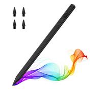 MoKo Lápiz para iPad (A16) 11ª 10ª 9ª Gen, Lápiz Stylus para 2018-2025 Apple iPad 11-6, Mini 7-5, Air M3/M2 11"/13"/5/4/3, Pro M4 13"/12.9"/11" Sensibilidad de Inclinación,Carga Rápida USB-C, Negro