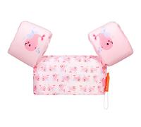 MoKo Manguitos de Natación para Niños, Chaleco Sin Inflación con Dibujo Animado para Aprender Nadar, Brazaletes Hinchables para Piscina Playa Parque Acuático Natación, Ballena Rosa