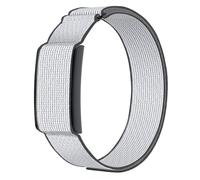MoKo Nylon Correa Loop Compatible con Amazfit Helio Strap, Banda Suave para Bíceps, Brazalete Deportivo Transpirable con Diseño que Cubre la Parte Superior, Gris galaxia