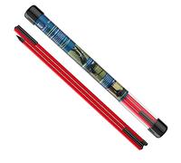 MoKo Palos de Alineación Golf, 2 Piezas Varillas de Prática Plegables 3 Secciones Fibra de Vidrio, Indicador Entrenador de Swing Ayuda Práctica 122cm para Principiantes Golfista, Rojo