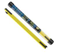 MoKo Palos de Alineación Golf, 2 Piezas Varillas de Prática Plegables 3 Secciones Fibra de Vidrio, Indicador Entrenador de Swing Ayuda Práctica 122cm para Principiantes Golfista, Amarillo