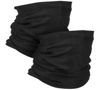 MoKo Pañuelo Banda para la Cabeza Multiusos, Pack de 2, Negro