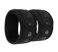 MoKo Paquete de 2 Correas de Tobillo a Prueba de Sudor para Fitbit Luxe/Inspire 2/HR/Inspire/Charge 5/4/3/2/Alta/Alta HR/Flex 1/2/Garmin, Banda de Tobillo Ajustable con Bolsa de Malla, Color Negro